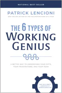 The 6 Types of Working Genius: A Better Way to Understand Your Gifts, Your Frustrations, and Your Team short book summary