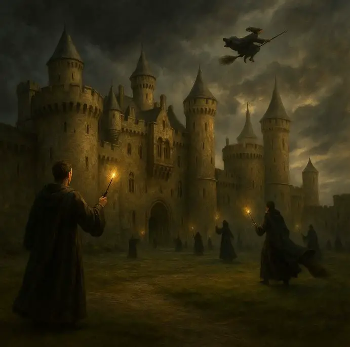 harry potter castle dark